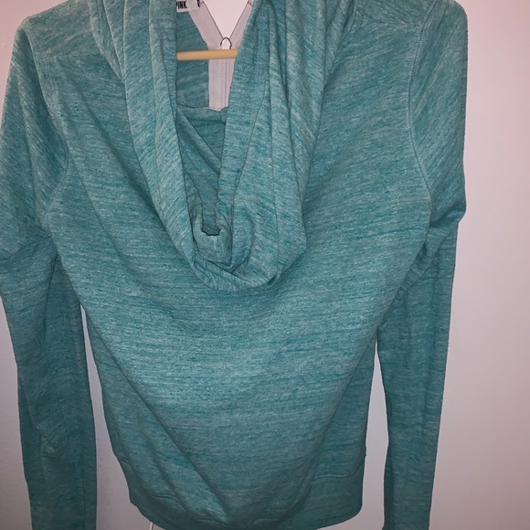 PINK teal zip up jacket - Picture 2 of 3